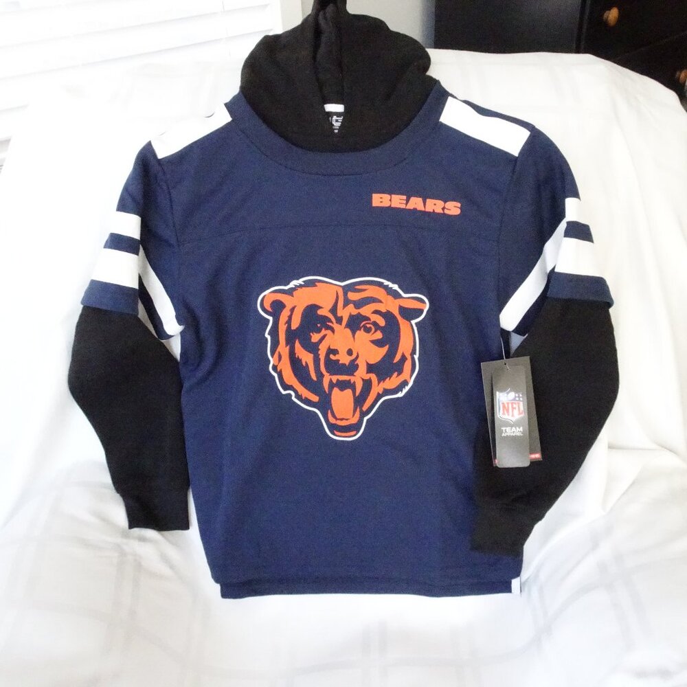 NFL Chicago Bears Youth‎ Hoodie/Jersey Type Youth Size 10-12 NEW!